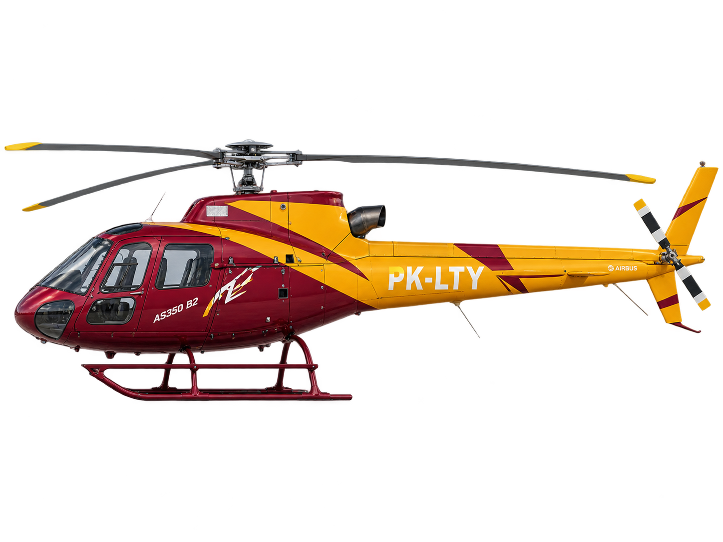 Airbus AS 350 B2 PK-LTY PT Asian One Air